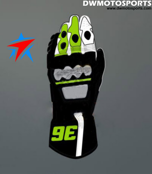 DW Motosports S Series Leather Race Gloves
