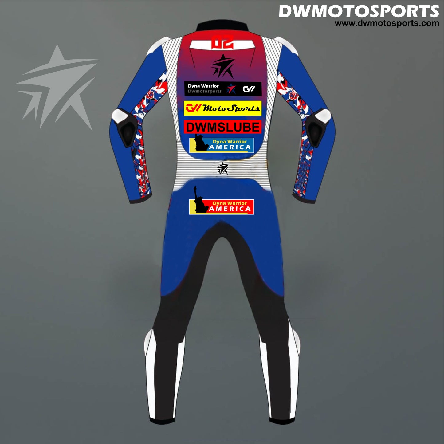 DWMoto DynaWarrior S1 Leather Race Suit