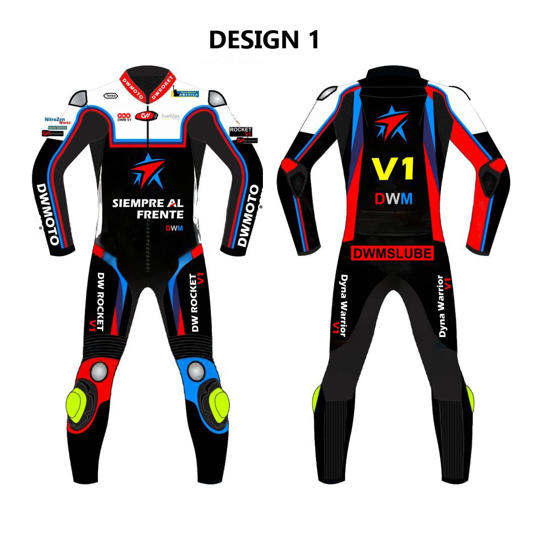 Custom Motorcycle Racing Suit By DW Motosports