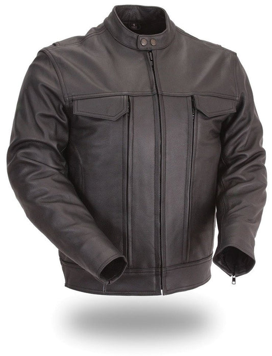 Bukie Biker Leather Jacket