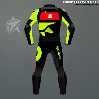DW Motosports Green Ray Series Racing Suit
