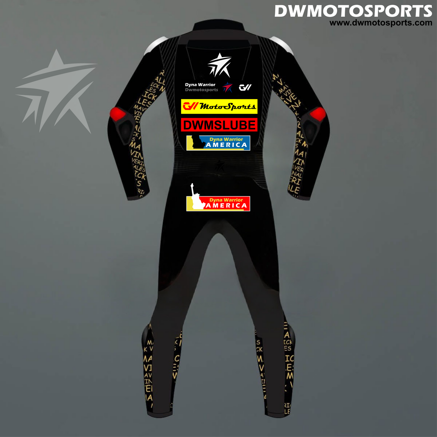 DW Motosports Blackline Titan Edition Racing Suit
