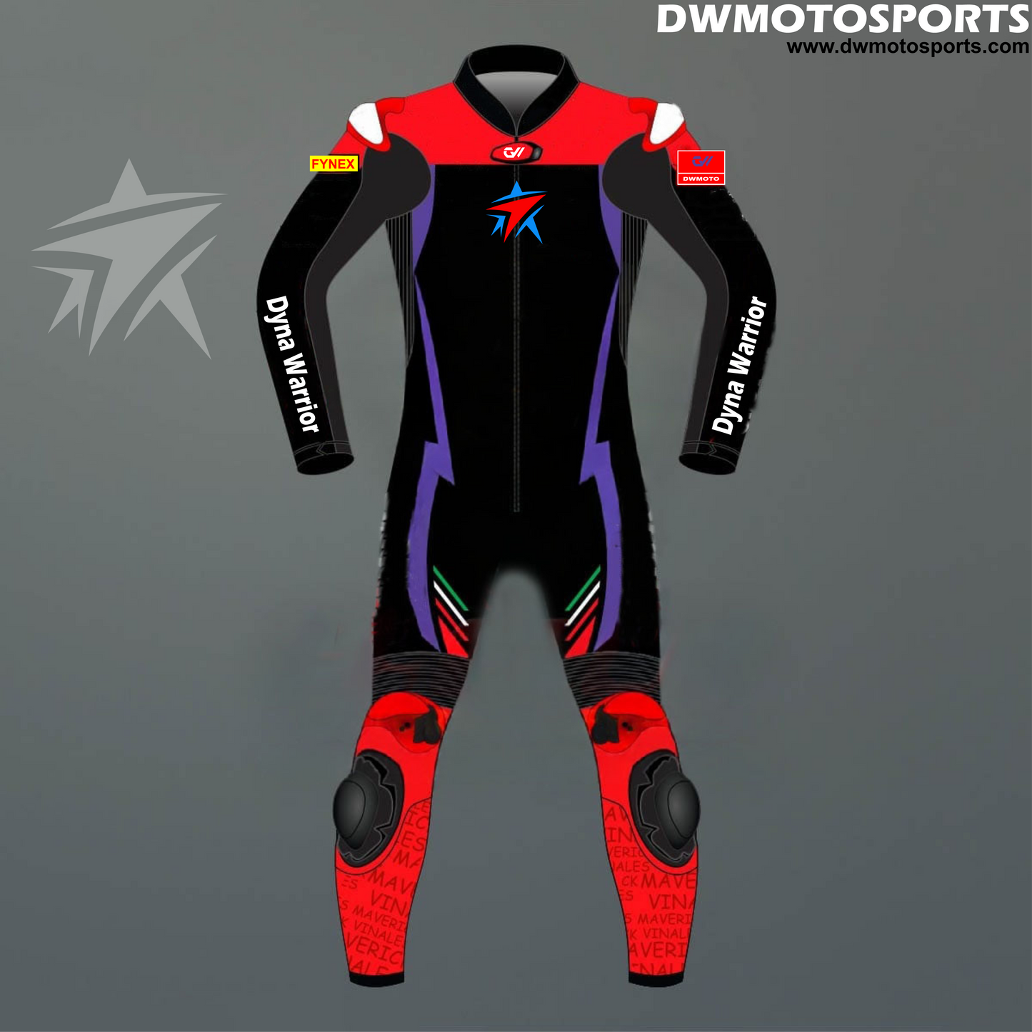 DW Motosports Black Armor Pro Suit