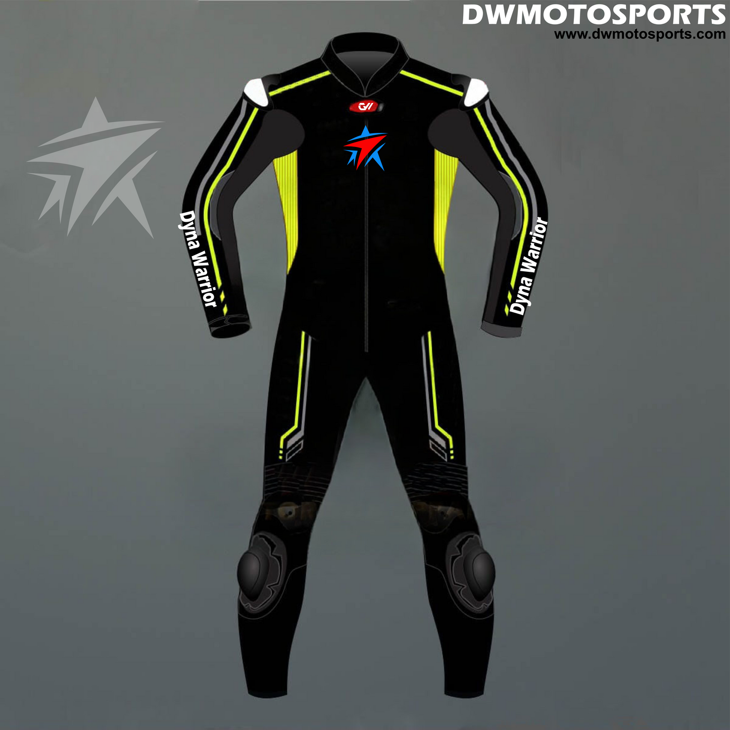 DW Motosports Strike Zone Yellow Edition Racing Suit
