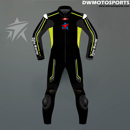 DW Motosports Strike Zone Yellow Edition Racing Suit