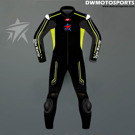 DW Motosports Strike Zone Yellow Edition Racing Suit