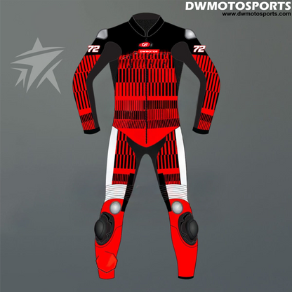 DW Motosports Crimson Blaze Racing Suit