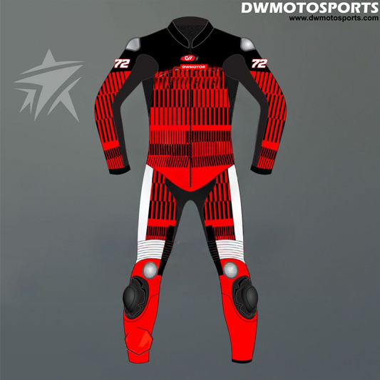 DW Motosports Crimson Blaze Racing Suit