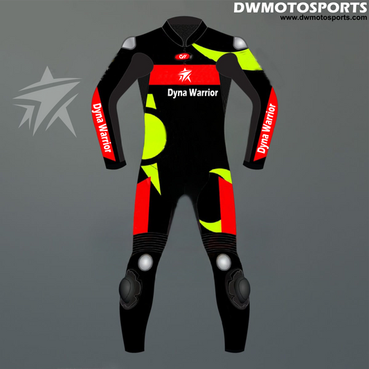 DW Motosports Green Ray Series Racing Suit