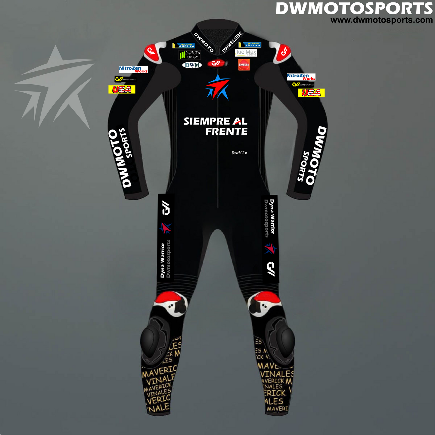 DW Motosports Blackline Titan Edition Racing Suit