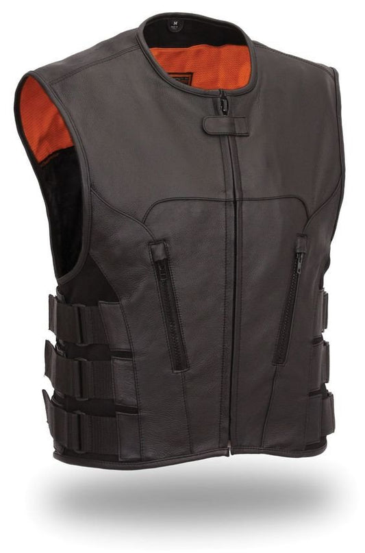 Cuir Biker Leather Vest