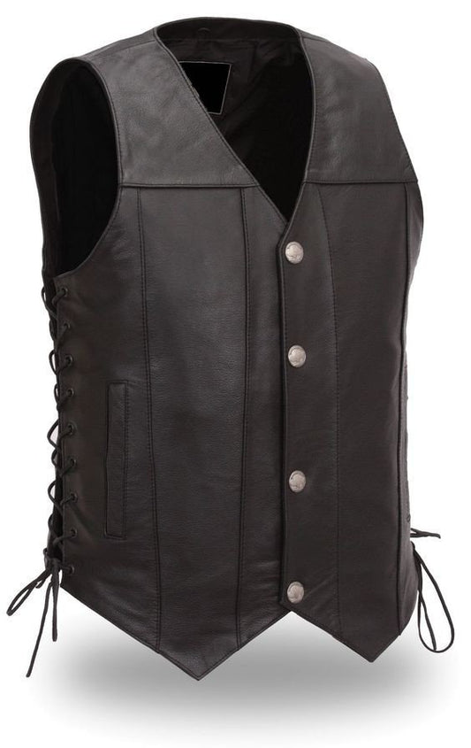 Dupli Biker Leather Vest
