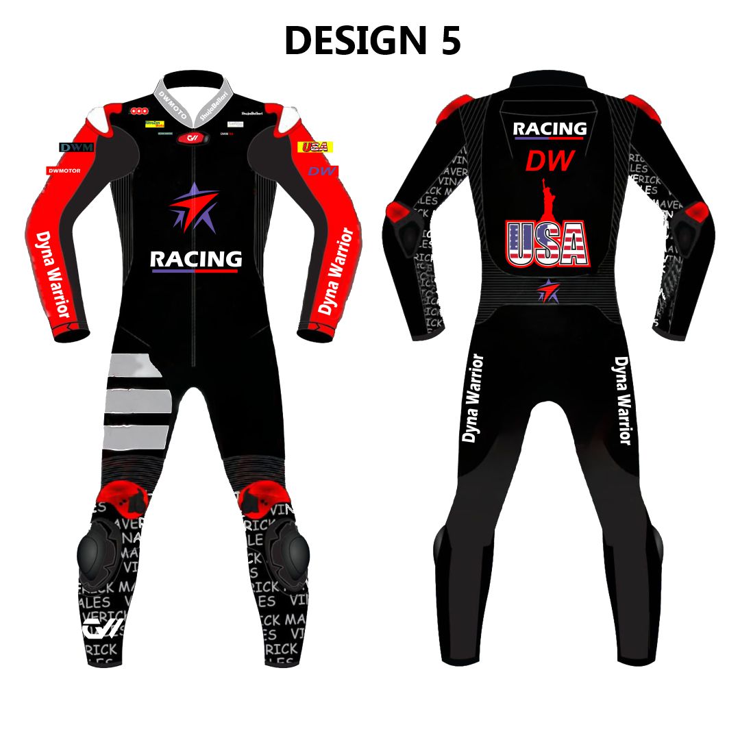 Custom Motorcycle Racing Suit By DW Motosports