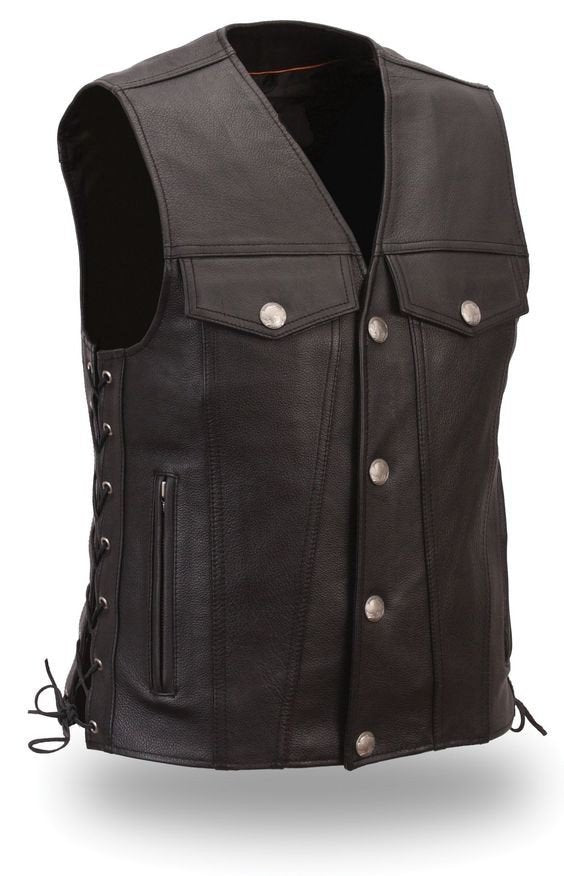 Koxa Biker Leather Vest
