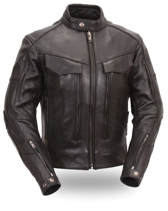 Tixy Ladies Biker Leather Jacket
