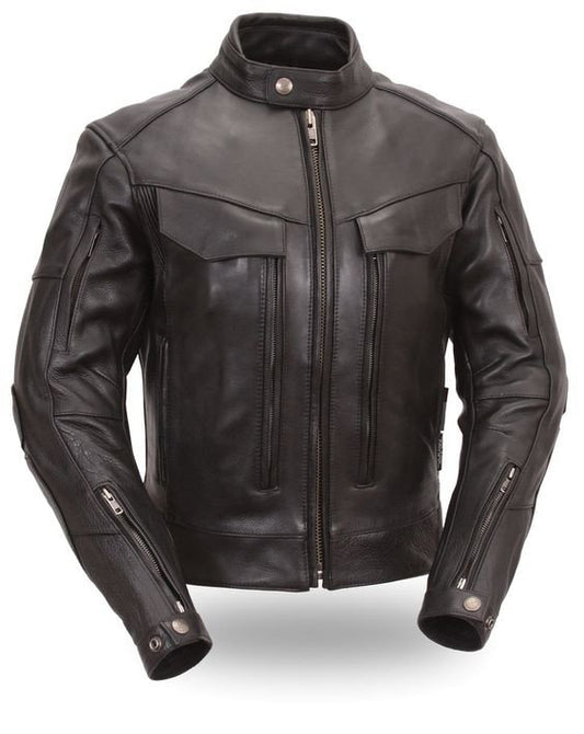 Tixy Ladies Biker Leather Jacket