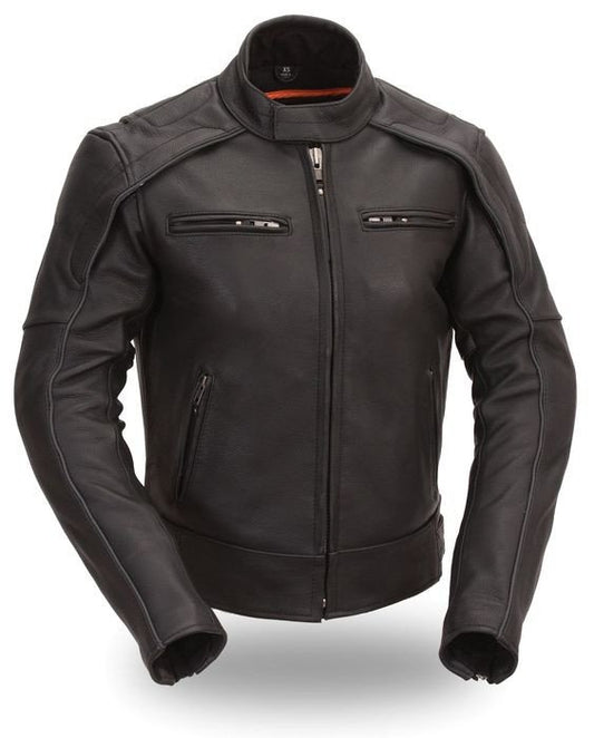 W-Sigma Biker Leather Jacket